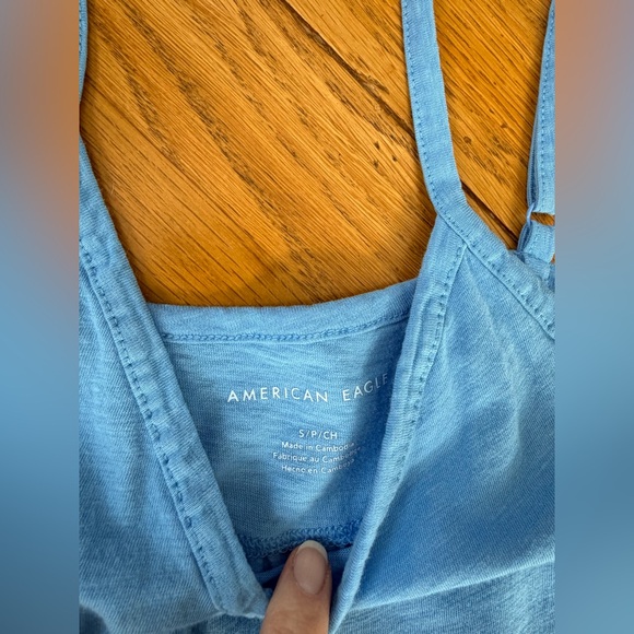 American Eagle Outfitters Blue Tiered Camisole sz S - Picture 2 of 4